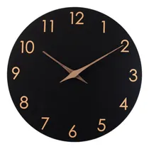 Comprar Reloj De Pared Decoración Artística De Pared Reloj Negro