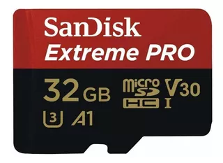 Tarjeta de memoria SanDisk SDSQXCG-032G-GN6MA Extreme Pro con adaptador SD 32GB