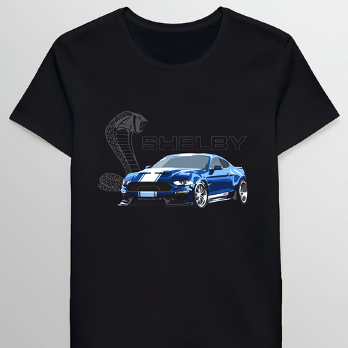 Remera Gt500 Mustang Gt Super Snake Shelby American 56205896