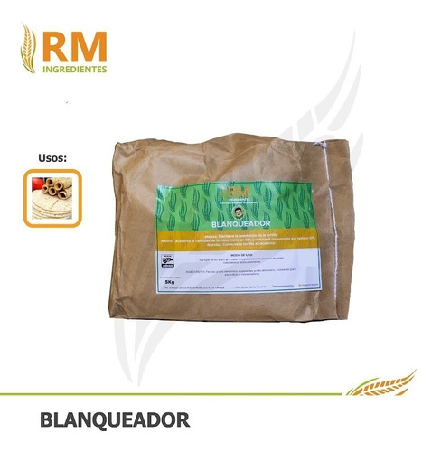 Mejorador Y Blanqueador En Polvo Para Tortillas 5 Kg 