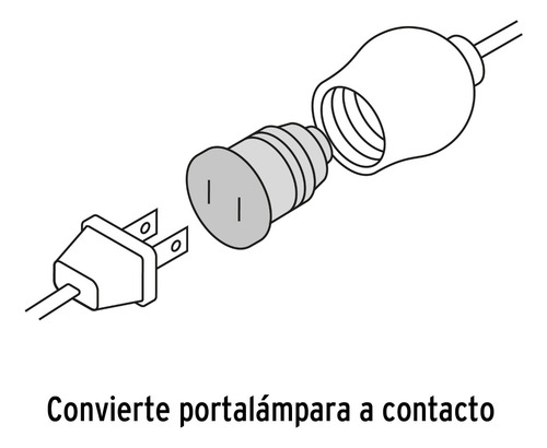 Socate Toma De Baquelita Adaptador Para Lámpara, Volteck