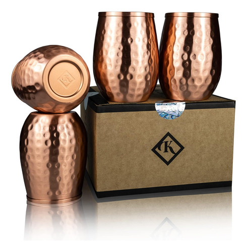 Kosdeg Glass, Copper, 350 Ml, 4 Units