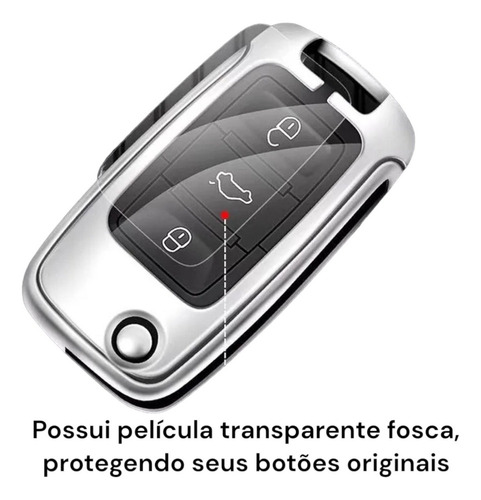 Funda For Llave Llavero Metal Piel Jetta Gol Fox Up Fusca 3