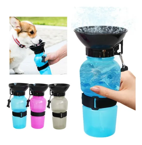 comprar Bebedero Botella De Agua Para Perromascotas Color Azul marino