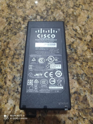 Imagen 1 de 4 de Fuente De Poder Cisco Aironet 56v