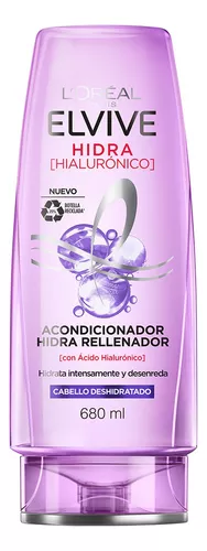 L'Oreal ElVive Hidra (Hialuronico) Shampoo+Acondicionador 680ML(c/u)