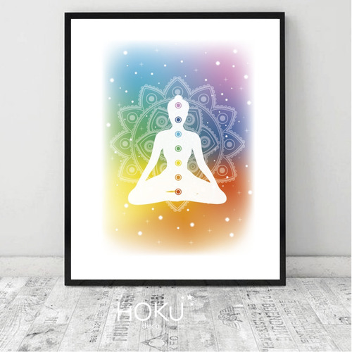 Cuadro Buda 30x45 Decoración - Varios Modelos Chakras Reiki
