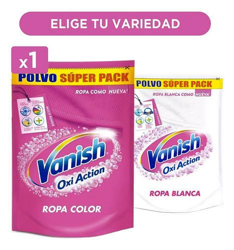 Vanish Quitamanchas Polvo Recarga 850 Gr - Variedades