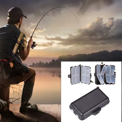 Cajas Con Compartimentos Para Señuelos De Pesca Y Cebos Para