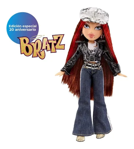 Mu eca Bratz Rock Angelz Roxxi Con Guitarra Electrica Blanca