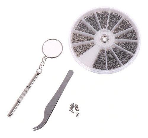 600 Mini Parafusos E Porcas , + Chave 3x1 + Pinça