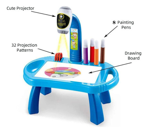 Niños Aprendiendo El Trazado De La Mesa Y Dibujando Arte De