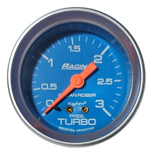 Manómetro Presión Turbo 3kg Orlan Rober Línea Racing