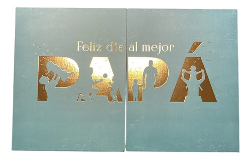 Caja Box Mesita X 10 Papa Padre 26x17x8 Desayuno Merienda Estampado