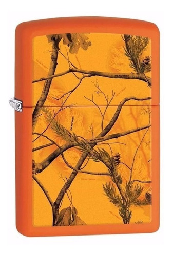 Encendedor Zippo 29130 Real Tree Arbol Naranja Lelab 28036