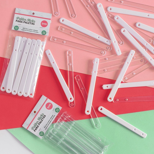 Palitos Sticks Para Paletas X 12 U. Tran. - Parpen - Prya