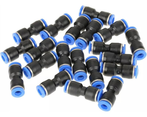 Hapemein® 50 Conectores De Empuje Rectos, 1/2, 3/8, 5/16, 1/4, 5/32