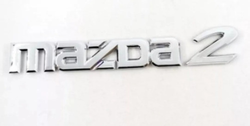 Emblema, Letra Trasera Mazda 2 Cromado + Adhesivo