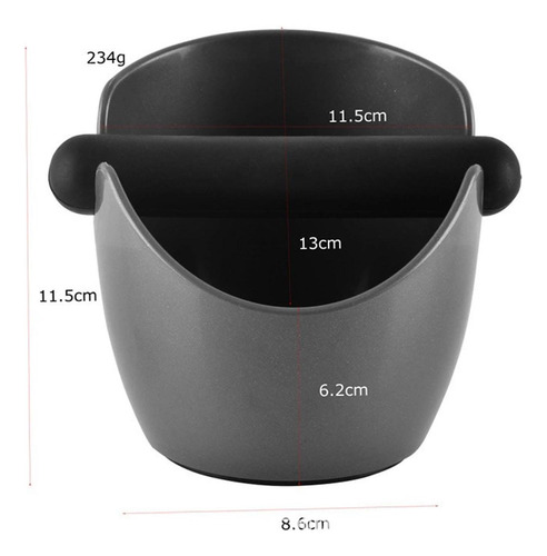 Cubo De Escoria Para Equipos De Gris 0.4l Gris 0.4l Multi