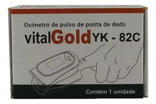 Oxímetro Digital Portátil Led Para Dedo Yk-82c Vitalgold
