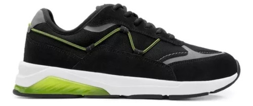 Tenis Urbano Flexi Hombre Extraligero Negro - 407502