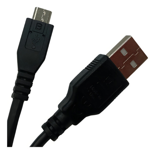 Cabo Tcl Preto Com Entrada Usb Saída Micro-usb