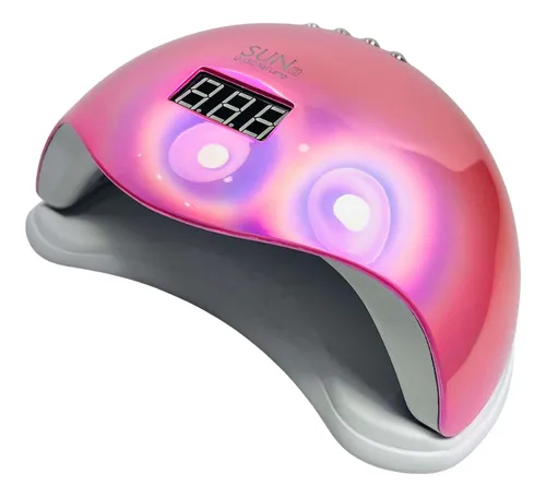 Lampara Led Uv Uñas Secado Metalizada 48 Wats Tornasol 48w