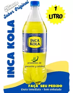 Inca Kola 1 Litro Refrigerante Peruano Producto Original