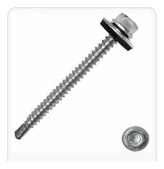 Tornillo Hexagonal Punta Broca Zincado C/g 12x2 1/2 ( 1000 )