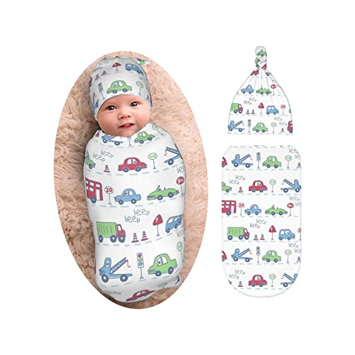 Coche Theme Baby Stuff - Manta Para Recién Nacido Con Juego