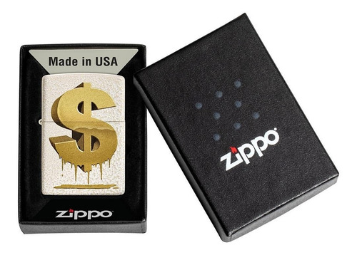 Imagen 3 de 9 de Encendedor Zippo Modelo 49681 Drippy Dollar Design Garantia