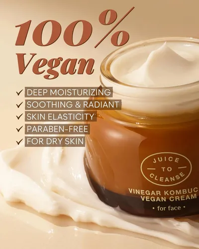 Jugo Para Limpiar Vinagre Kombucha Crema Vegana ' Hidratante