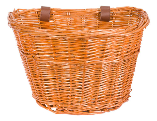 Canasta Canastilla Delantera Bici Tejida R24 R26 Con Correa