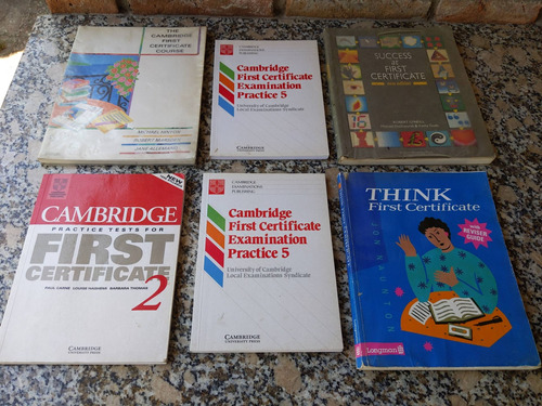 Libros De Inglés First Certificate (lote De 6)