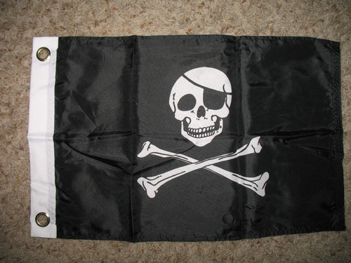 Usep Jolly Roger Pirata 12.0 X 18.0 In Parche Para Barco