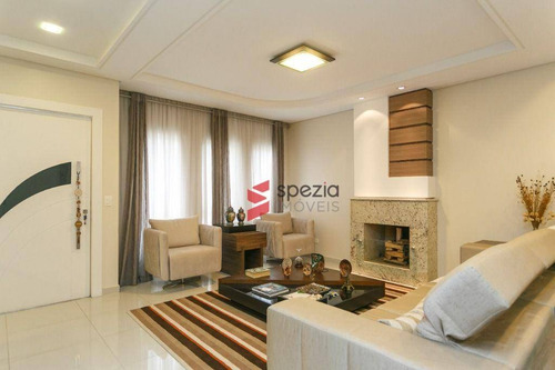 Imagem 4 de 30 de Casa Condomínio Fechado Com 4 Suítes À Venda, 268 M² Por R$ 2.289.000 - Santa Felicidade - Curitiba/pr - Ca0052