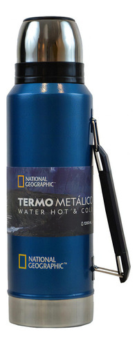 Termo Metálico National Geographic Thng03 1200ml Color Azul