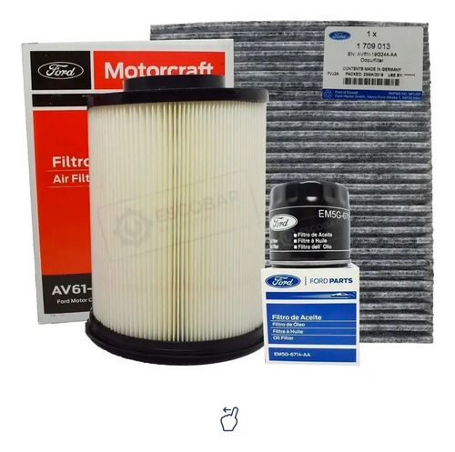 Kit 3 Filtros Aceite + Aire + Polen Ford Kuga 1.6 2.0 13+