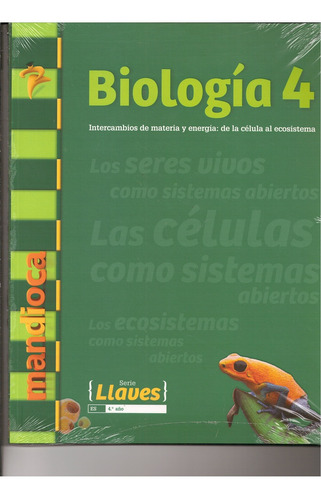Biologia 4 Llaves - Intercambio De Materia (novedad 2019)