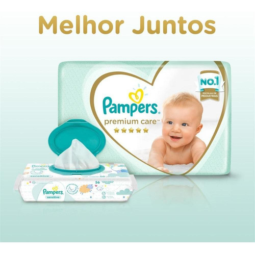 Fralda Pampers Premium Care Jumbo G 68 Unidades