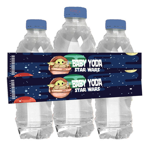 150 Etiquetas P/botella De Agua Personalizadas Mesa D Dulces