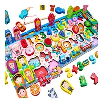 Comprar Tablero Montessori 7 En 1 Madera Didactico Educativo Niños