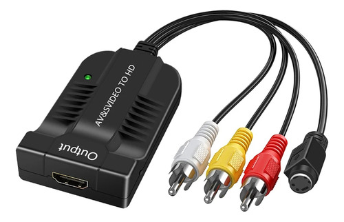 Adaptador Av-s-video A A-compatible Entrada S-video Av Cvbs