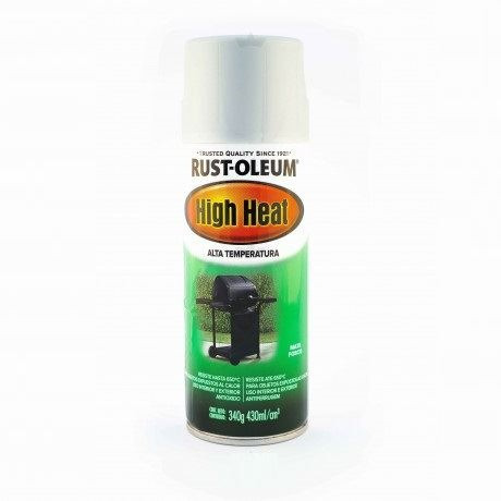 Pintura Aerosol Alta Temperatura Plata Mate 340g Rust Oleum