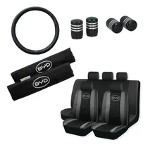 Comprar Funda Tela Y Ecocuero Byd + C. Volante Y Cinto + Tapas