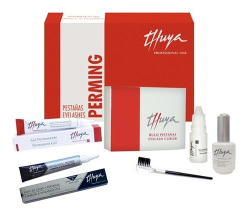 Kit Permanente Pestañas Thuya 100 Servicios + Tinte Cejas