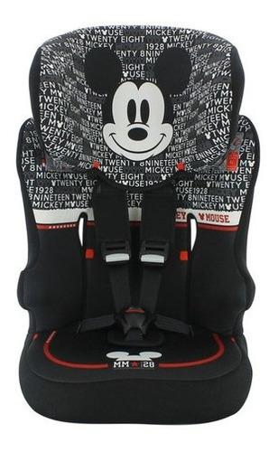 Autoasiento Silla Auto Disney Mickey Racer Sp Niños 9-36 Kg. Negro