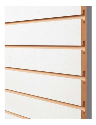 Panel Ranurado Blanco 61* 122 A 18mm - 0.75m2 - Mejor Precio