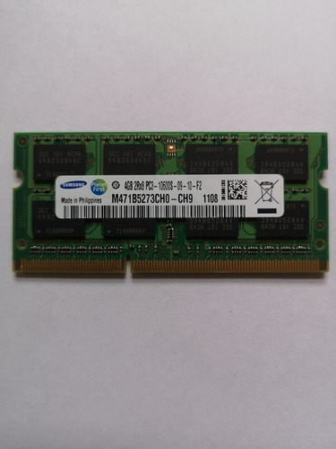 Memoria Ram Pc3-10600/1333 4 Gb Laptop Mac/pc