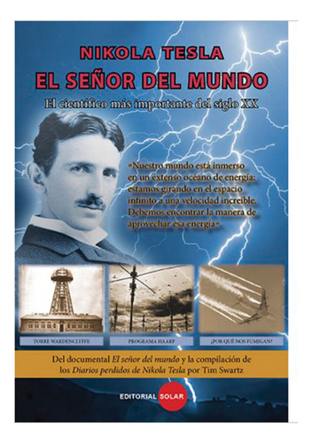 Libro Nikola Tesla. El Señor Del Mundo